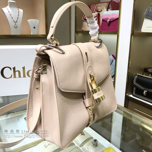 Chloe女包 克洛伊經典Aby粒面小牛皮鎖頭包 Chole手提肩背斜挎包  jjh1358